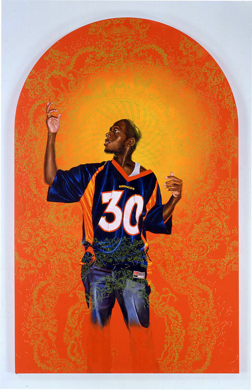 Wiley, Passing Posing (Female Prophet Ann, Who Observes the Presentation of Jesus on the Temple), 2003