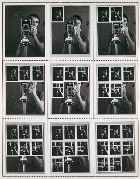 Nine Polaroid photos of a Mirror 1967