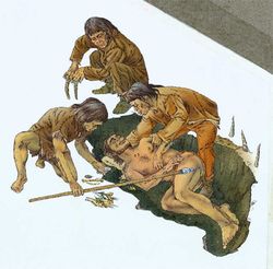 Neanderthal burial