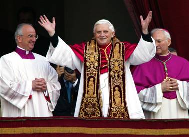 Pope Benedict and Cardinals - Purple and Scarlet