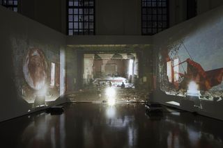 Diana_Thater_Chernobyl,_Hauser_&_Wirth_London_Piccadilly,_Installation_View_3
