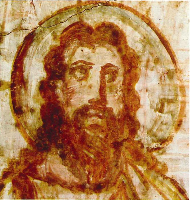Comodilla Catacomb Iesus, 4th century