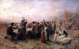 Jennie Brownscombe, The First Thanksgiving (1914)