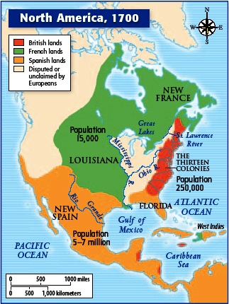 NA colonies 1700