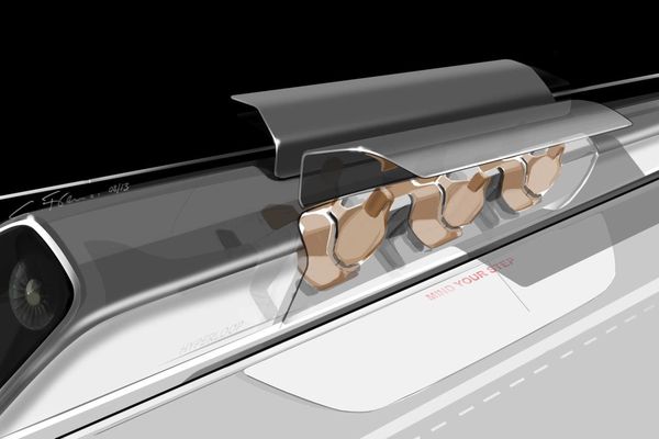 Hyperloop-passenger-capsule-version-with-doors-open-at-the-station