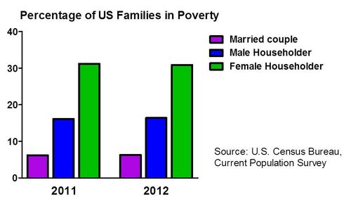 5 Percentage Families Poverty Gender