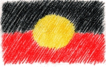 Autralian aboriginal flag