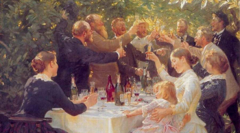 PS_Krøyer_-_Hip_hip_hurra_Kunstnerfest_på_Skagen_1888
