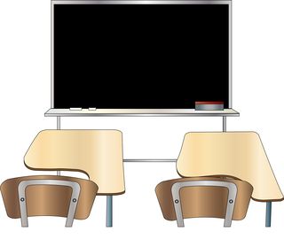 Cartoon-classroom-vector-blackboarddesks-and-chairs
