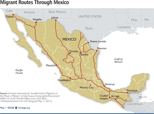 Mexico Routes