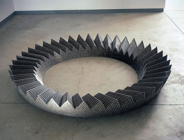 Helio, 2006, 12 inch spikes, 9 x 84 x 84 inches.