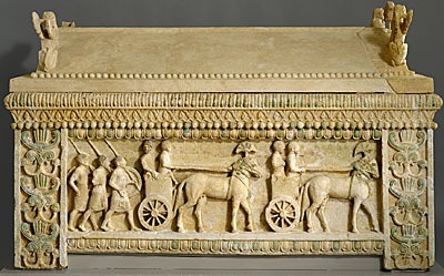 Limestone sarcophagus from the Met Cesnola Collection