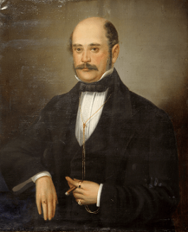 Portrait of Ignaz Semmelweis, by an unknown artist