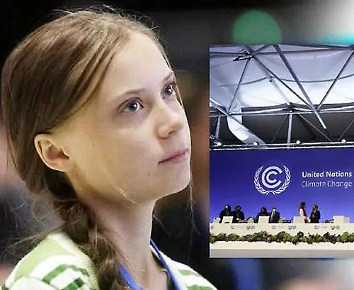 Great Thunberg at COP26