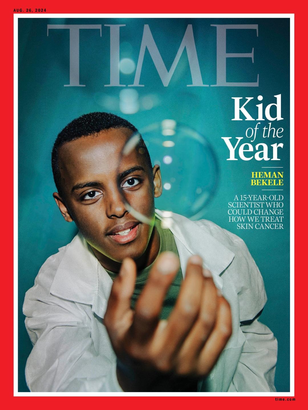 Heman Bekele Is TIME’s 2024 Kid of the Year Dreaming of a cure 3