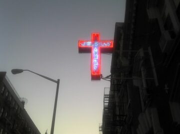 File: Jesus Saves Neon Cross Sign Church 2011 Shankbone.jpg - Wikimedia Commons
