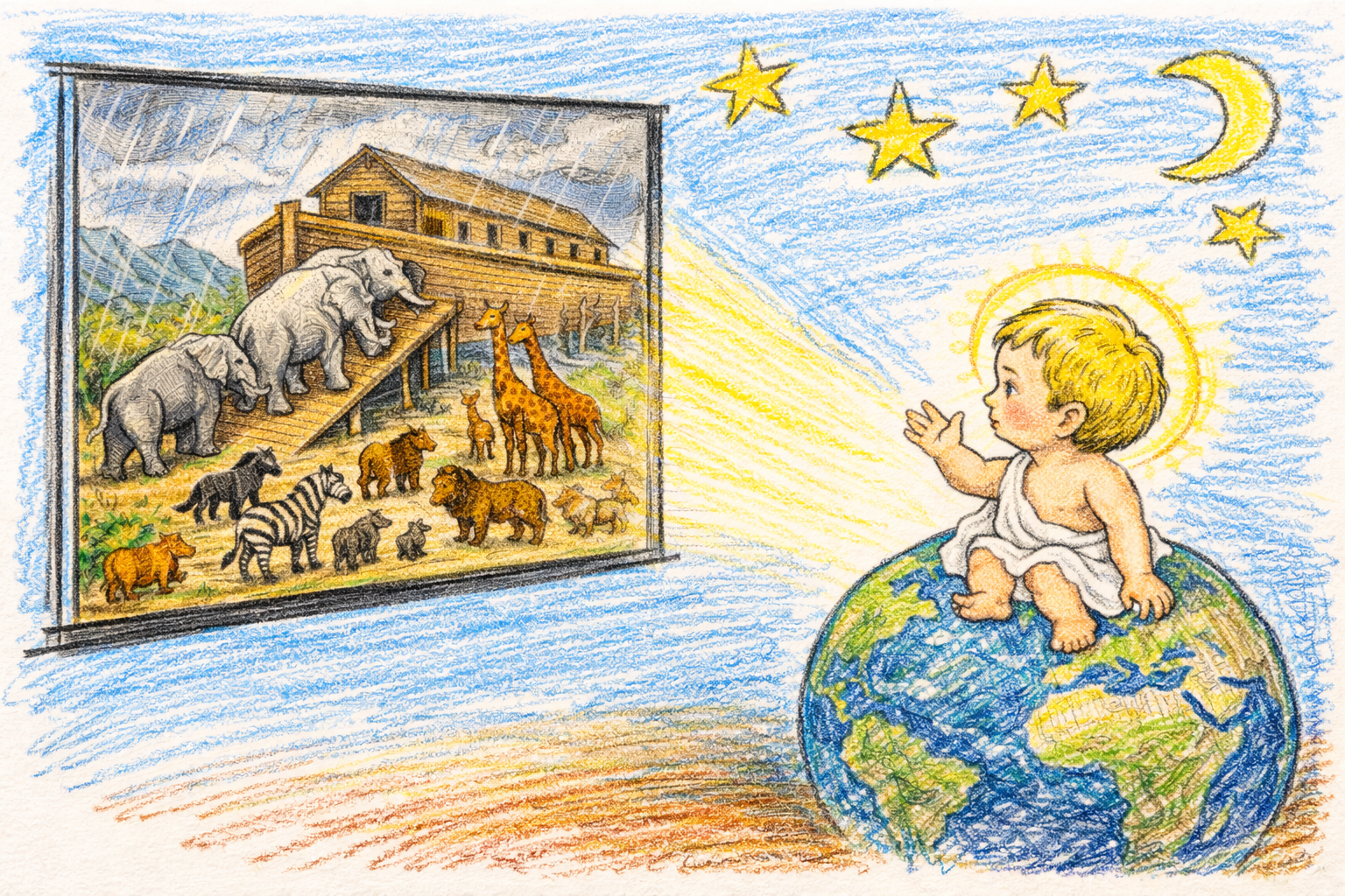 Is The World A Movie God Created to Entertain the Baby Jesus?